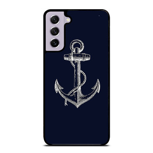 NAUTICAL ANCHOR NAVY BLUE Samsung Galaxy S21 FE Case Cover