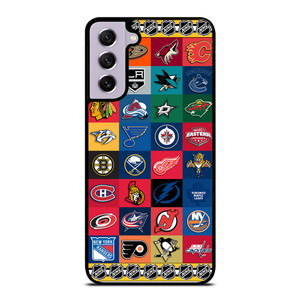 NHL ALL LOGO TEAM Samsung Galaxy S21 FE Case Cover