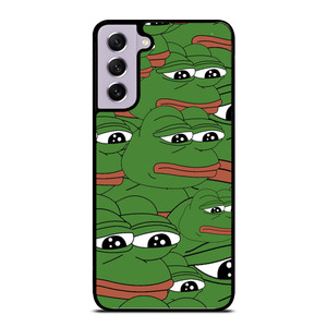 PEPE THE SMUG FROG PATTERN Samsung Galaxy S21 FE Case Cover PEPE THE SMUG FROG PATTERN Samsung Galaxy S21 FE Case Cover
