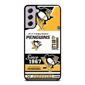 PITTSBURGH PENGUINS LOGO COLLAGE Samsung Galaxy S21 FE Case Cover PITTSBURGH PENGUINS LOGO COLLAGE Samsung Galaxy S21 FE Case Cover