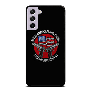 SECOND AMENDMENT AMERICAN GUN LOGO Samsung Galaxy S21 FE Case Cover