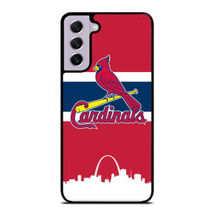 ST LOUIS CARDINALS STRIPE Samsung Galaxy S21 FE Case Cover ST LOUIS CARDINALS STRIPE Samsung Galaxy S21 FE Case Cover