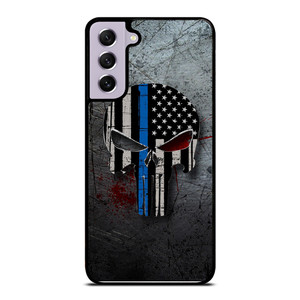 THIN BLUE LINE PUNISHER Samsung Galaxy S21 FE Case Cover THIN BLUE LINE PUNISHER Samsung Galaxy S21 FE Case Cover