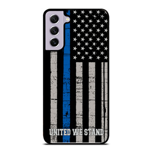 THIN BLUE LINE WE STAND Samsung Galaxy S21 FE Case Cover THIN BLUE LINE WE STAND Samsung Galaxy S21 FE Case Cover