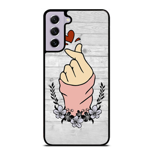 WOODEN CUTE HEART FINGER Samsung Galaxy S21 FE Case Cover WOODEN CUTE HEART FINGER Samsung Galaxy S21 FE Case Cover