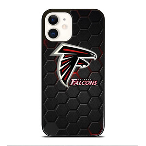 ATLANTA FALCONS HEXAGON iPhone 12 Case Cover ATLANTA FALCONS HEXAGON iPhone 12 Case Cover