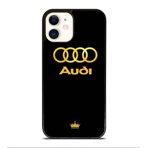 AUDI GOLD LOGO iPhone 12 Case Cover AUDI GOLD LOGO iPhone 12 Case Cover