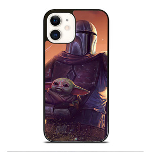 BABY YODA AND THE MANDALORIAN 1 iPhone 12 Case Cover