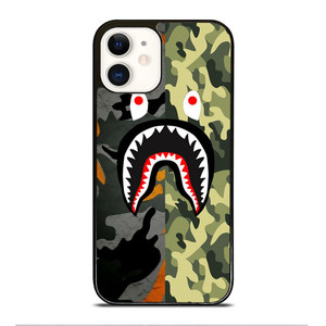 BAPE CAMO SHARK iPhone 12 Case Cover