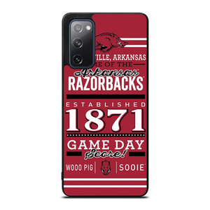 ARKANSAS RAZORBACKS 1871 Samsung Galaxy S20 FE Case Cover ARKANSAS RAZORBACKS 1871 Samsung Galaxy S20 FE Case Cover