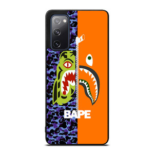 BAPE CAMO SHARK ZIPPER Samsung Galaxy S20 FE Case Cover