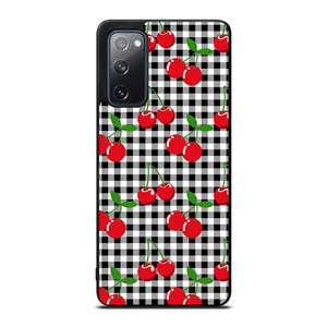 CHECKED CHERRY Samsung Galaxy S20 FE Case Cover CHECKED CHERRY Samsung Galaxy S20 FE Case Cover