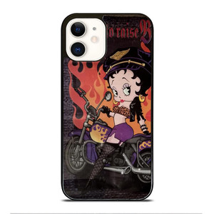 BETTY BOOP RIDE iPhone 12 Case Cover BETTY BOOP RIDE iPhone 12 Case Cover
