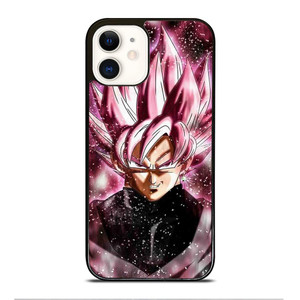 BLACK GOKU ROSE DRAGON BALL iPhone 12 Case Cover