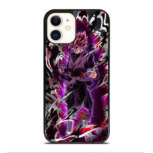 BLACK GOKU SUPER SAIYAN ROSE iPhone 12 Case Cover