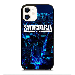 BLUE & WHITE SIDEMEN iPhone 12 Case Cover BLUE & WHITE SIDEMEN iPhone 12 Case Cover