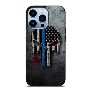 THIN BLUE LINE PUNISHER iPhone 13 Pro Max Case Cover