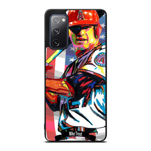 MIKE TROUT LOS ANGELES ANGELS BASEBALL Samsung Galaxy S20 FE Case Cover MIKE TROUT LOS ANGELES ANGELS BASEBALL Samsung Galaxy S20 FE Case Cover