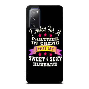 PARTNER IN CRIME HUSBAND Samsung Galaxy S20 FE Case Cover PARTNER IN CRIME HUSBAND Samsung Galaxy S20 FE Case Cover