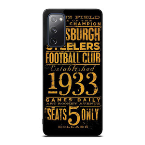 PITTSBURGH STEELERS 1933 FANS Samsung Galaxy S20 FE Case Cover PITTSBURGH STEELERS 1933 FANS Samsung Galaxy S20 FE Case Cover