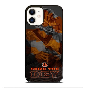 CINCINNATI BENGALS SEIZE iPhone 12 Case Cover CINCINNATI BENGALS SEIZE iPhone 12 Case Cover