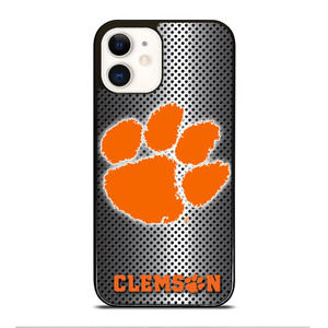 CLEMSON TIGERS METAL iPhone 12 Case Cover