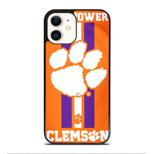 CLEMSON TIGERS PAW iPhone 12 Case Cover