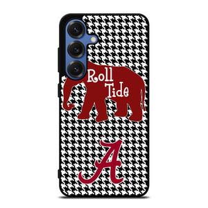 ALABAMA CRIMSON TIDE HOUNDSTOOTH Samsung Galaxy S25 Case Cover ALABAMA CRIMSON TIDE HOUNDSTOOTH Samsung Galaxy S25 Case Cover
