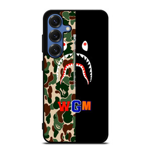 BAPE CAMO SHARK WGM Samsung Galaxy S25 Case Cover BAPE CAMO SHARK WGM Samsung Galaxy S25 Case Cover