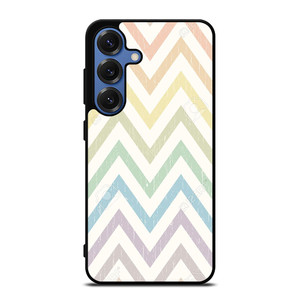 CHEVRON PATTERN RAINBOW COLOR Samsung Galaxy S25 Case Cover
