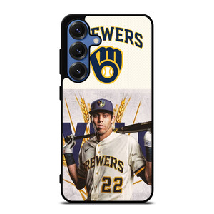 CHRISTIAN YELICH MILWAUKEE BREWERS 1 Samsung Galaxy S25 Case Cover CHRISTIAN YELICH MILWAUKEE BREWERS 1 Samsung Galaxy S25 Case Cover