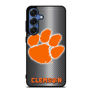 CLEMSON TIGERS METAL Samsung Galaxy S25 Case Cover