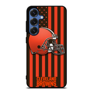 CLEVELAND BROWNS AMERICAN Samsung Galaxy S25 Case Cover