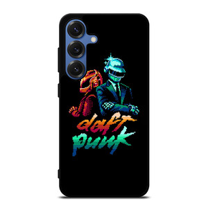 DAFT PUNK 8 BIT Samsung Galaxy S25 Case Cover