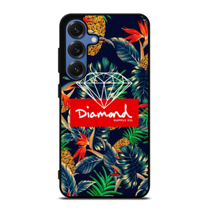 DIAMOND SUPPLY CO FLORAL LOGO Samsung Galaxy S25 Case Cover DIAMOND SUPPLY CO FLORAL LOGO Samsung Galaxy S25 Case Cover
