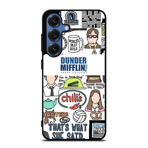 DUNDER MIFFLIN COLLAGE Samsung Galaxy S25 Case Cover DUNDER MIFFLIN COLLAGE Samsung Galaxy S25 Case Cover