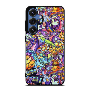 FIGMENT EPCOT DISNEY COLLAGE Samsung Galaxy S25 Case Cover FIGMENT EPCOT DISNEY COLLAGE Samsung Galaxy S25 Case Cover