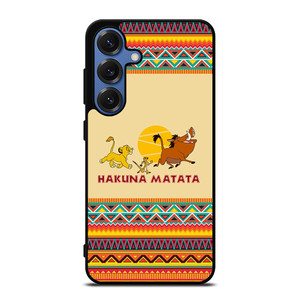 HAKUNA MATATA LION KING AZTEC 3 Samsung Galaxy S25 Case Cover