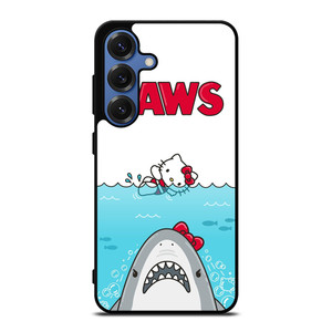 JAWS SHARK HELLO KITTY Samsung Galaxy S25 Case Cover