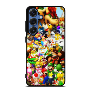 MARIO BROS ALL CHARACTER Samsung Galaxy S25 Case Cover MARIO BROS ALL CHARACTER Samsung Galaxy S25 Case Cover
