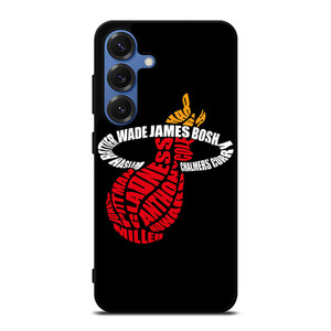 MIAMI HEAT LOGO Samsung Galaxy S25 Case Cover