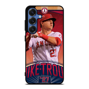 MIKE TROUT LOS ANGELES ANGELS 27 Samsung Galaxy S25 Case Cover MIKE TROUT LOS ANGELES ANGELS 27 Samsung Galaxy S25 Case Cover