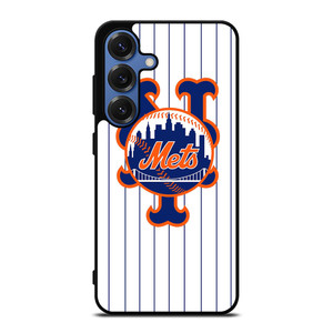 NEW YORK METS STRIPE Samsung Galaxy S25 Case Cover NEW YORK METS STRIPE Samsung Galaxy S25 Case Cover