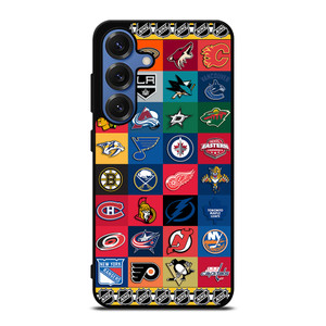 NHL ALL LOGO TEAM Samsung Galaxy S25 Case Cover