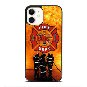 FIREFIGHTER FIREMAN LOGO iPhone 12 Case Cover