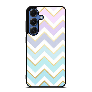 OMBRE PASTEL CHEVRON PATTERN Samsung Galaxy S25 Case Cover