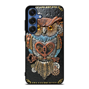 OWL STEAMPUNK BOOK Samsung Galaxy S25 Case Cover OWL STEAMPUNK BOOK Samsung Galaxy S25 Case Cover
