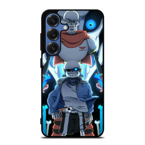 PAPYRUS AND SANS UNDERTALE SKULL Samsung Galaxy S25 Case Cover