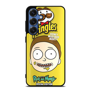 PRINGLES POTATO CHIPS RICK AND MORTY Samsung Galaxy S25 Case Cover