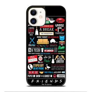 FRIENDS TV SERIES COLLAGE iPhone 12 Case Cover